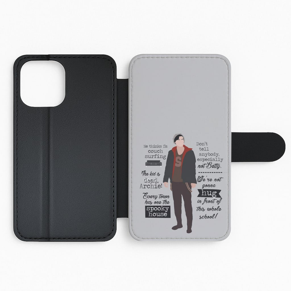 Jughead Quotes Riverdale Flip Phone Case