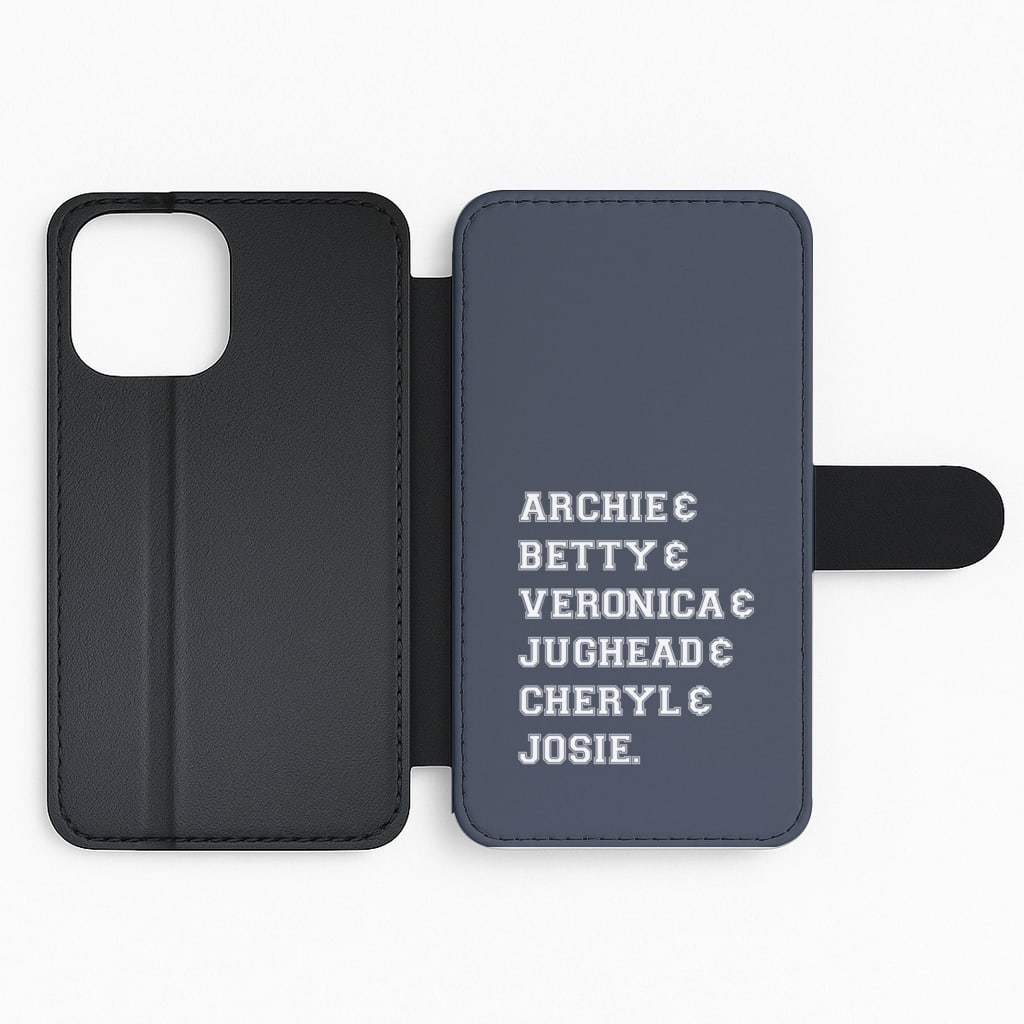 Riverdale Character Names Flip Phone Case