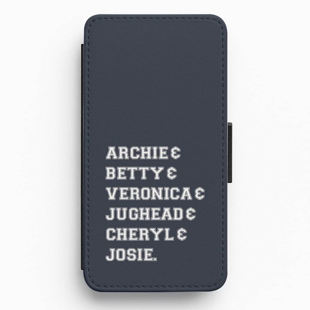 Riverdale Character Names Flip / Wallet Phone Case