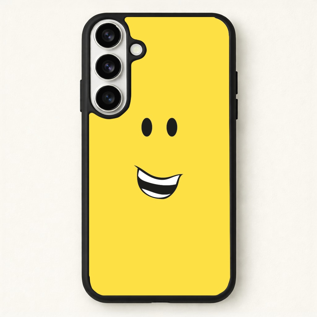 Yellow Face Phone Case for Galaxy S26 Plus