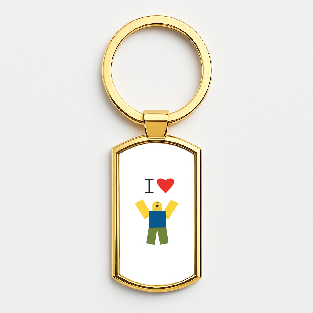 I love Blox Gaming Gold Keyring