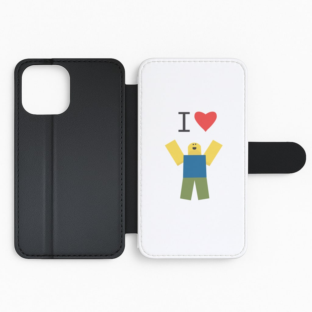 I love Blox Gaming Flip Phone Case