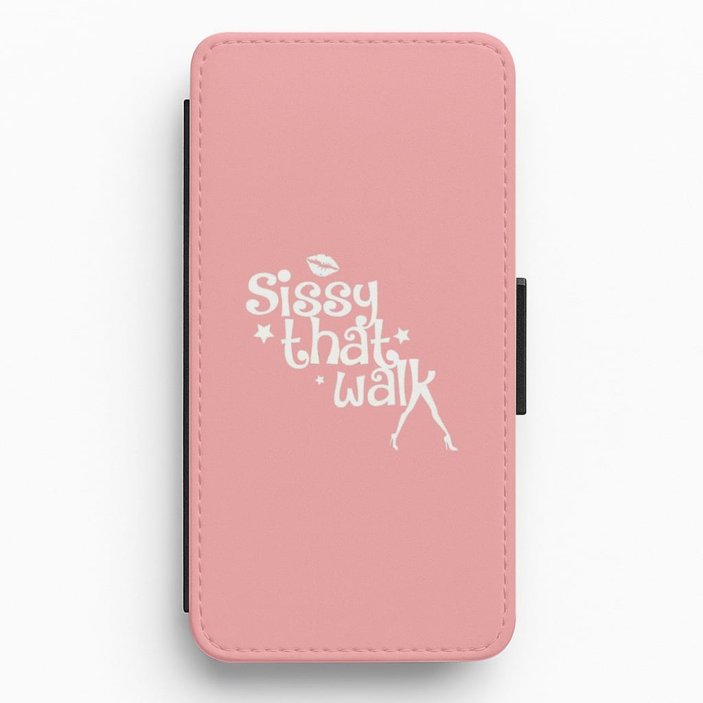 Pink Sissy That Walk Stilettos - RuPaul's Drag Race Flip Wallet Phone Case