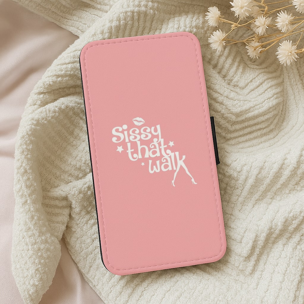 Pink Sissy That Walk Stilettos - RuPaul's Drag Race Flip Wallet Phone Case