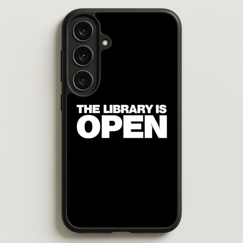 The Library is OPEN - Drag Queen's Drag Race Phone Case for Galaxy S25FE