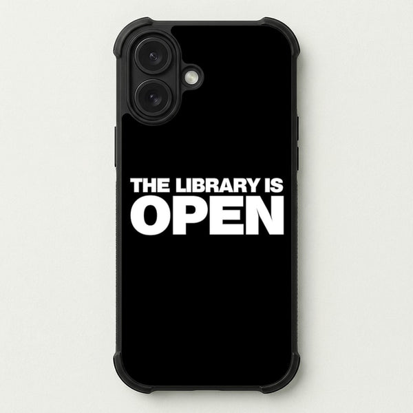 The Library is OPEN - Drag Queen's Drag Race Phone Case — Bumper case