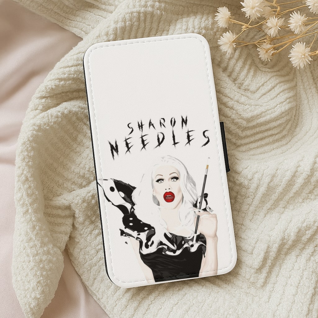 Sharon Needles - RuPaul's Drag Race Flip Wallet Phone Case
