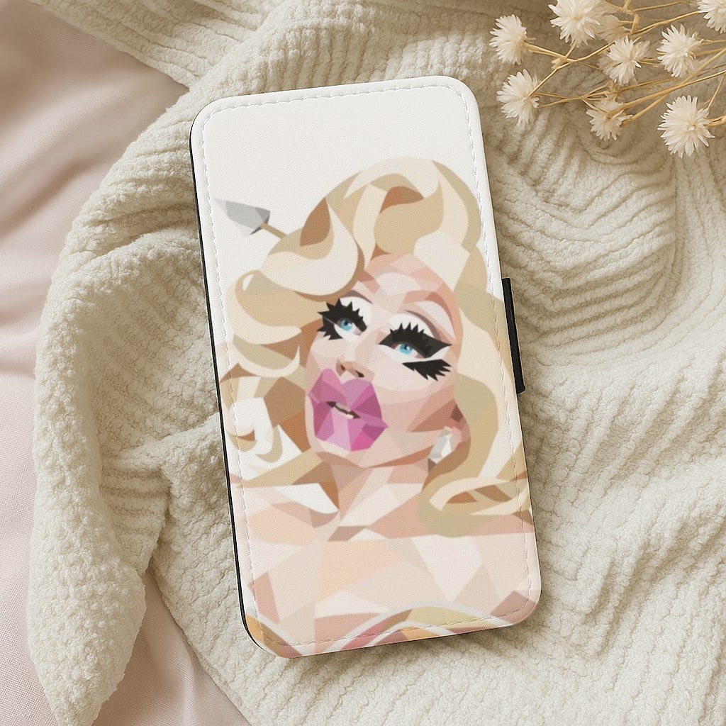 Trixie Mattel Abstract - RuPaul's Drag Race Flip Wallet Phone Case