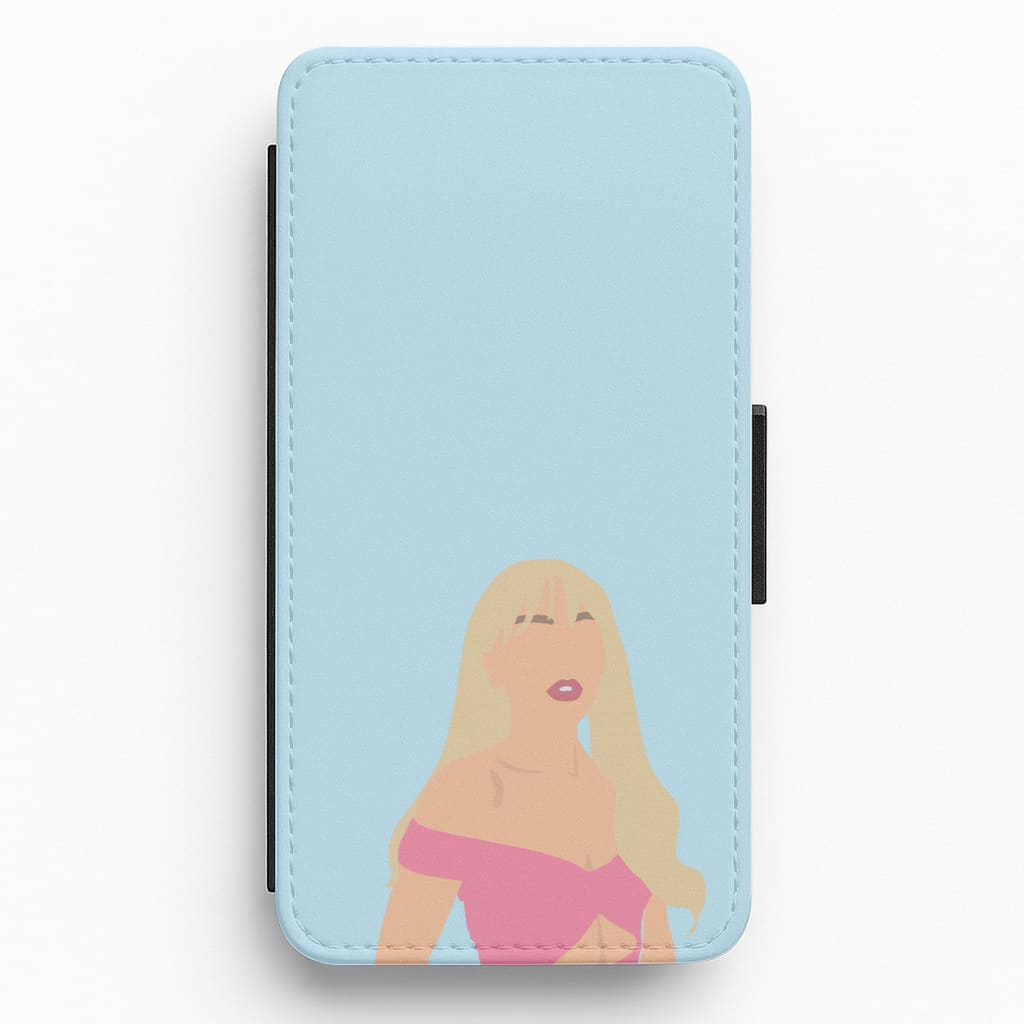 Pink Dress Flip / Wallet Phone Case