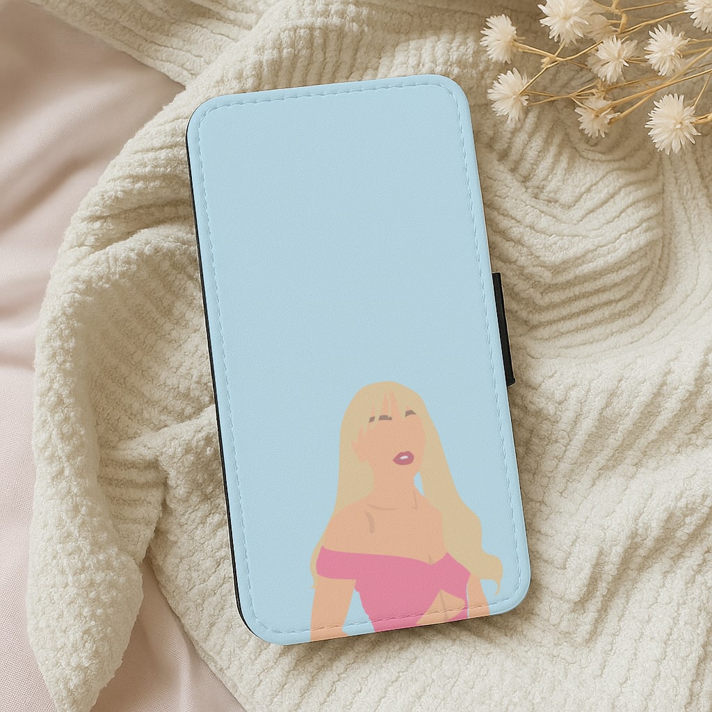 Pink Dress Wallet Phone Case