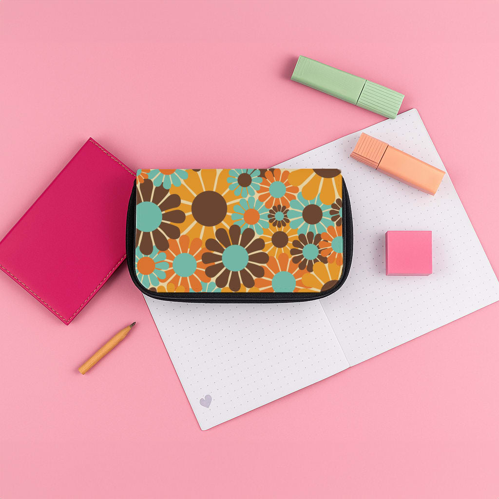 Flower Collage Pencil Case