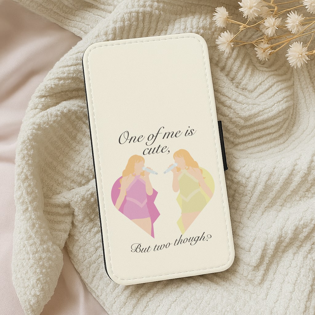 One Of Me Is Cute Wallet Phone Case