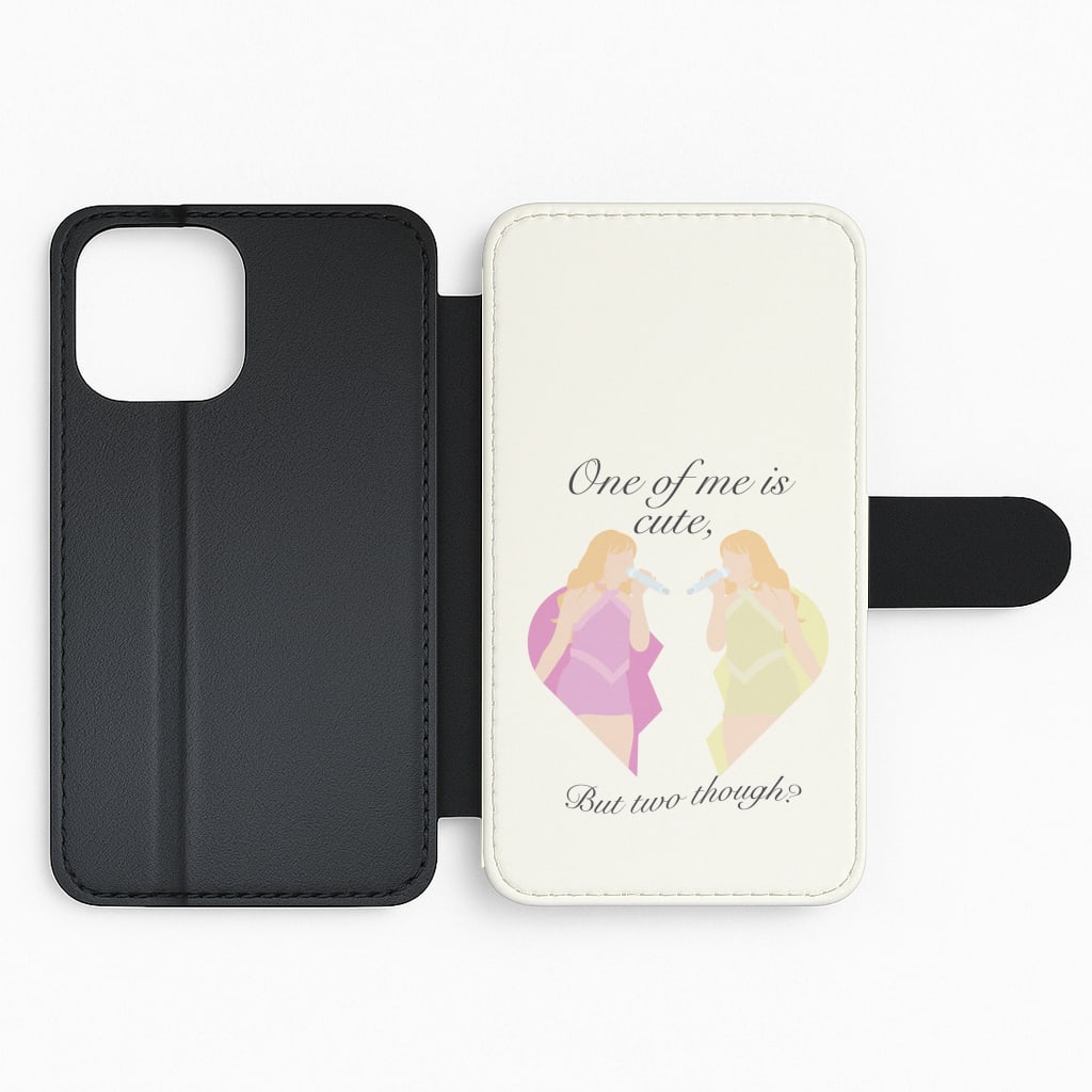One Of Me Is Cute Flip Phone Case