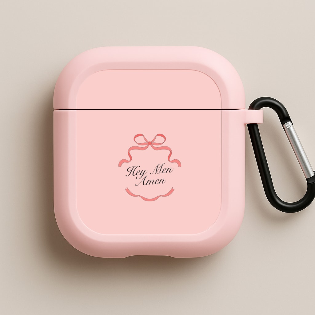 Hey Men Pink AirPods Case