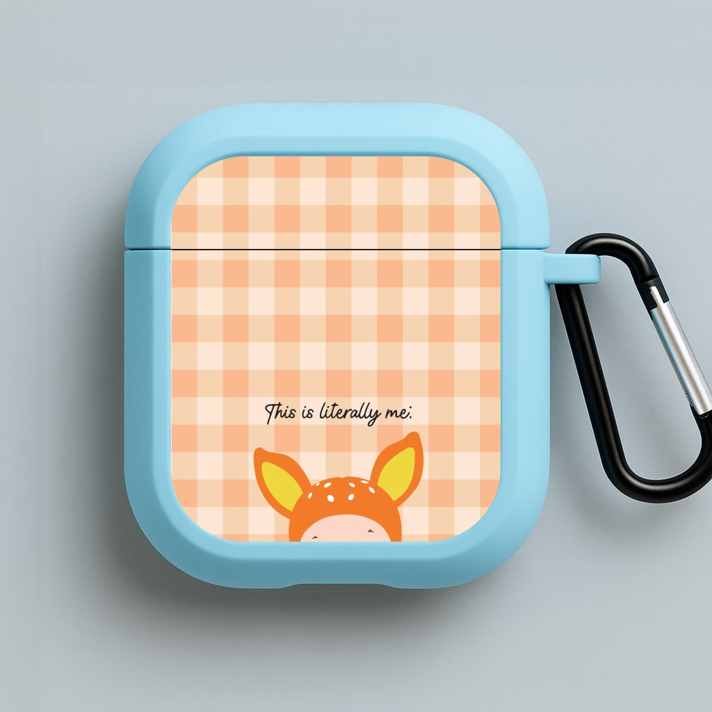 This Is Literally Me Blue AirPods Case