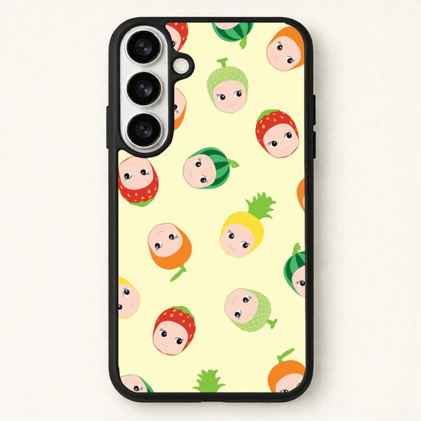Fruit Angels Pattern Phone Case for Galaxy S26 Plus
