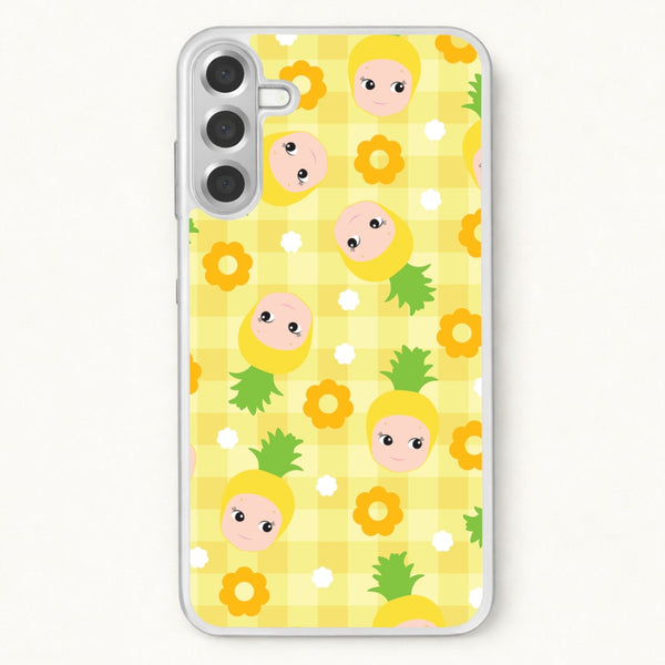 Pineapple Angel Pattern Phone Case for Galaxy A37