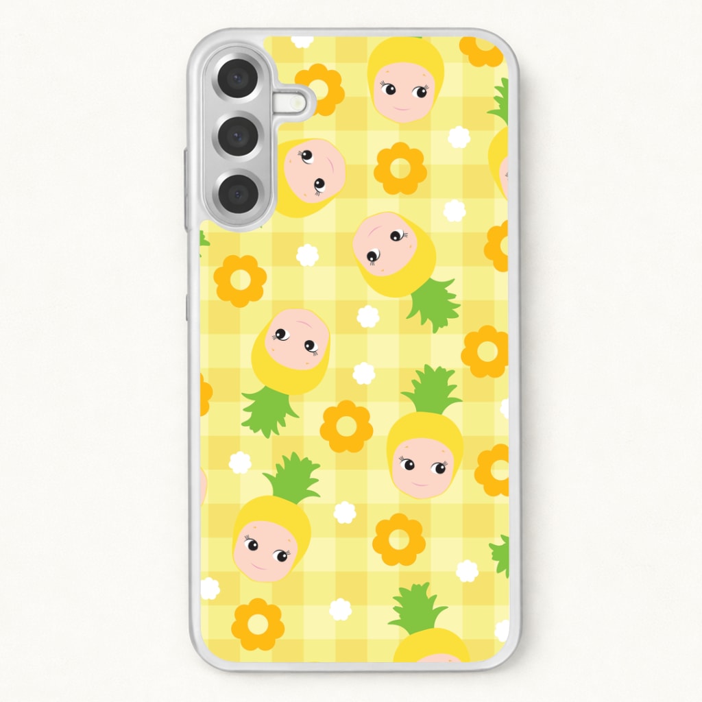 Pineapple Angel Pattern Phone Case for Galaxy A37