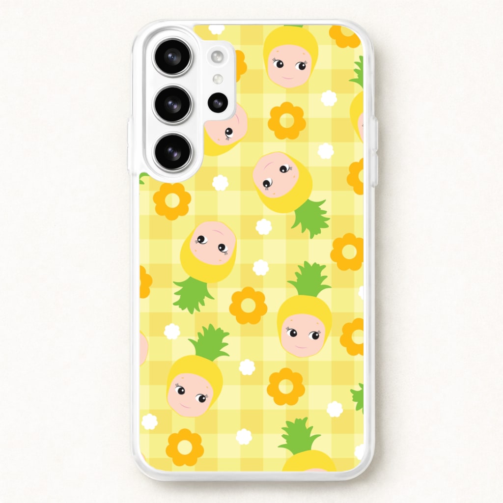 Pineapple Angel Pattern Phone Case for Galaxy S26 Ultra