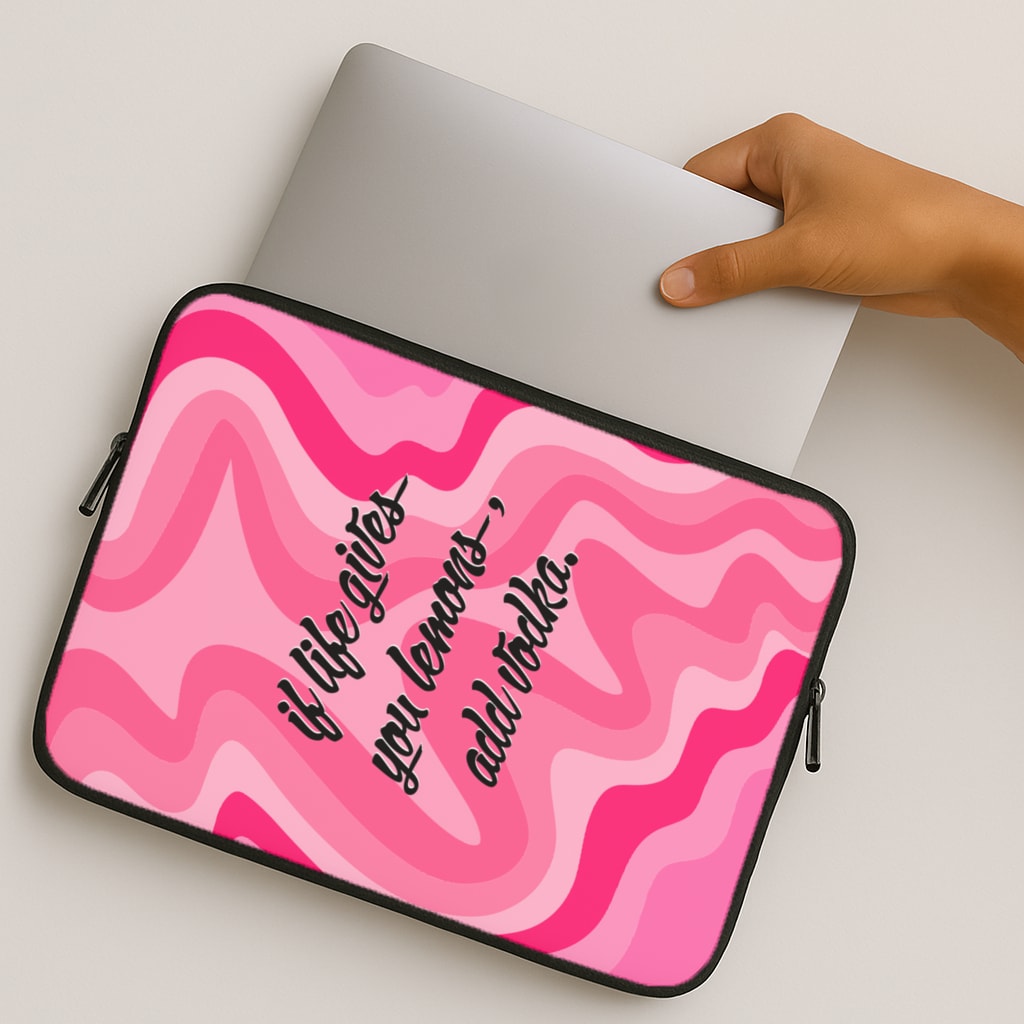 If Life Gives You Lemons, Add Vodka - Sassy Quotes MacBook Case