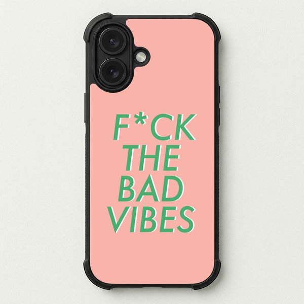 The Bad Vibes - Sassy Quotes Phone Case — Bumper case