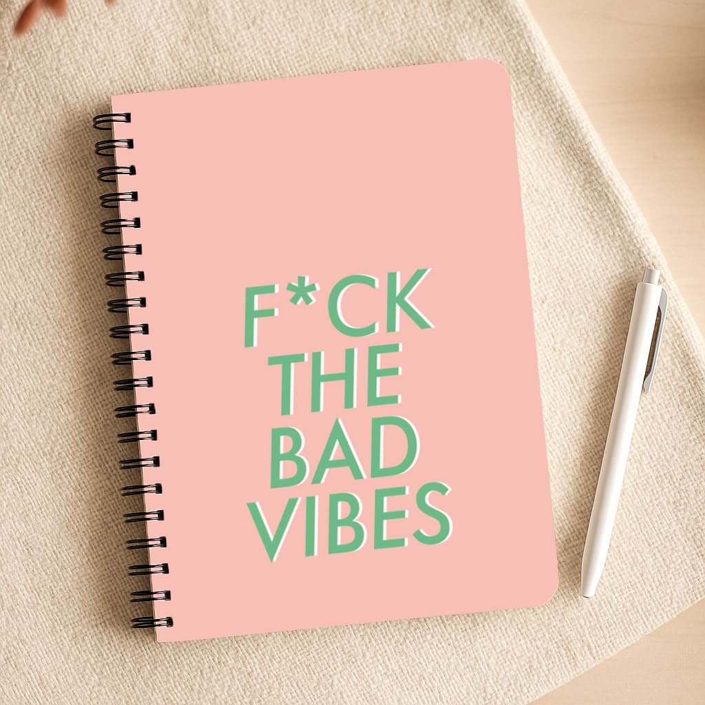 The Bad Vibes - Sassy Quotes Notepad