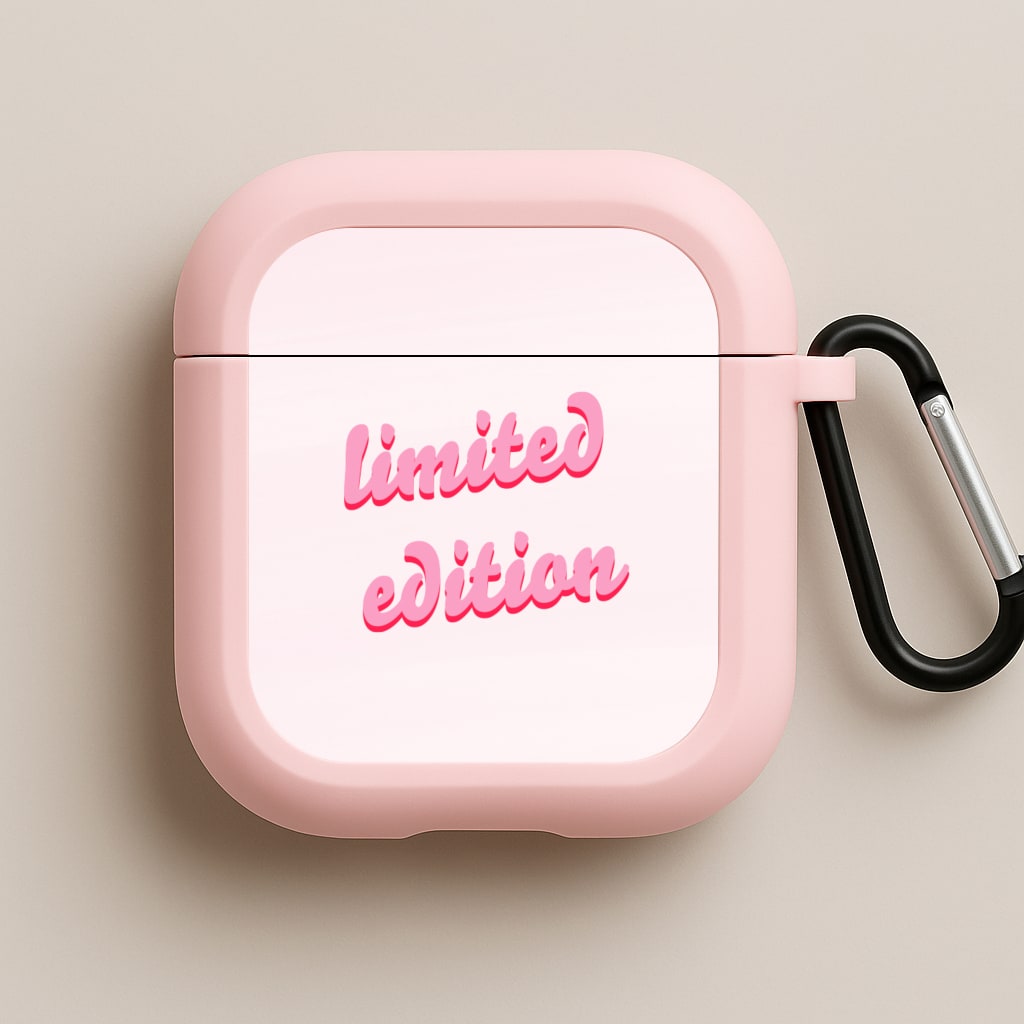 Limited Edition Quote - Sassy Quotes Pink AirPods Case