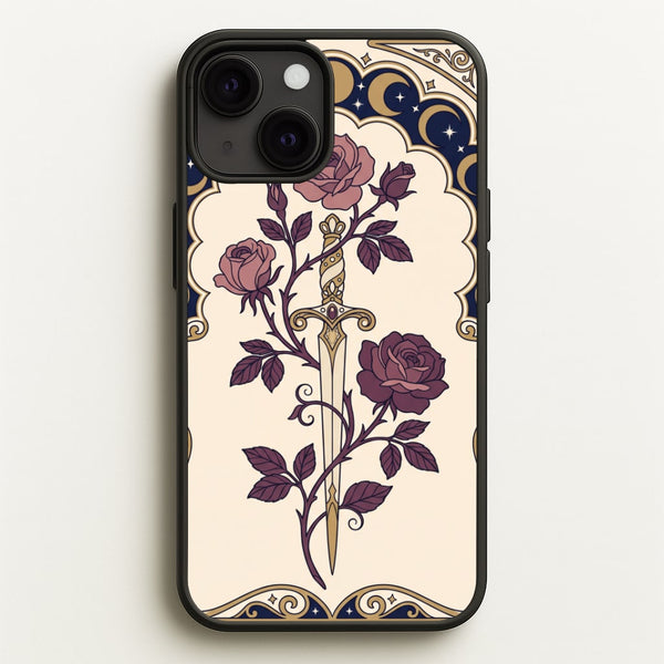 A Knife & Roses - Sarah J. Maas Phone Case - iPhone 13 Mini / Standard