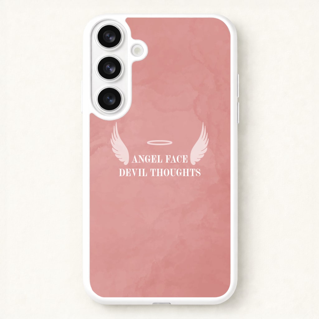Angel Face Devil Thoughts Phone Case for Galaxy S26