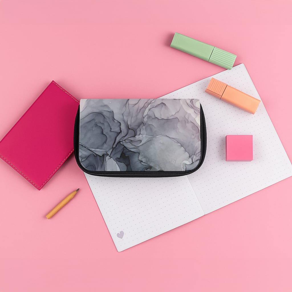 Grey Eclipse Pencil Case