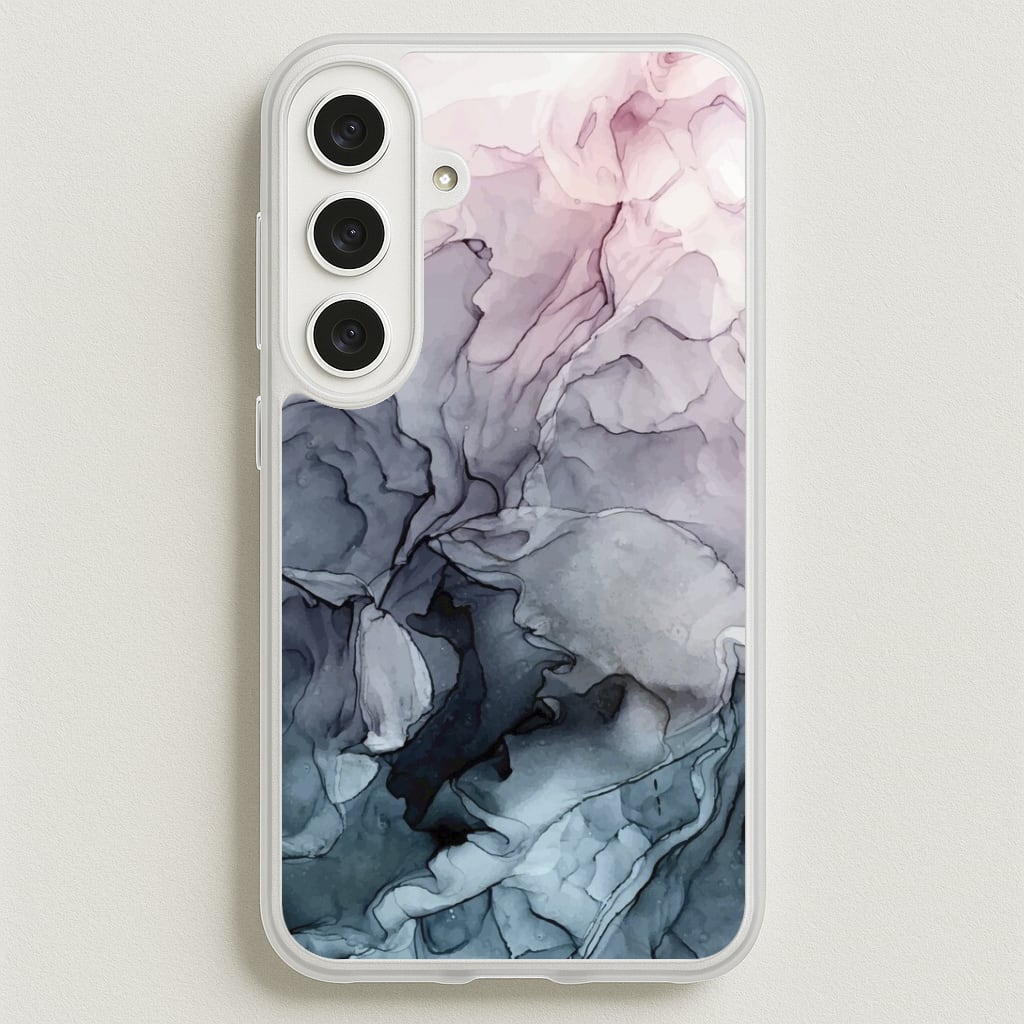 Grey Eclipse Phone Case for Galaxy S25FE