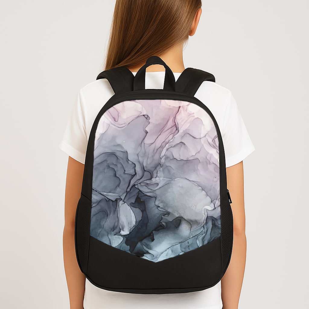 Grey Eclipse Large School Bag