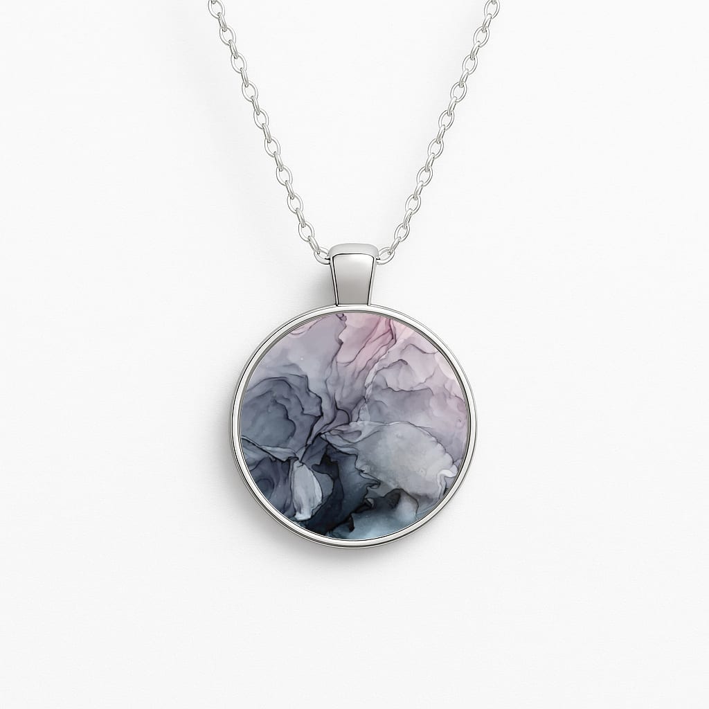 Grey Eclipse Necklace