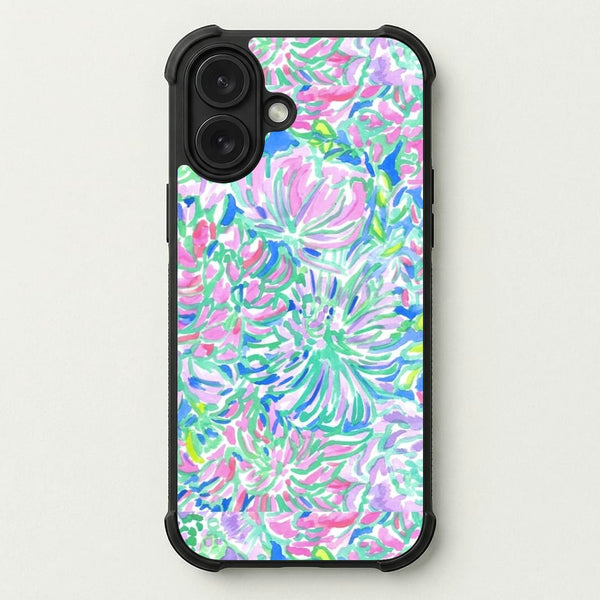 Colourful Floral Painting Phone Case — Bumper case