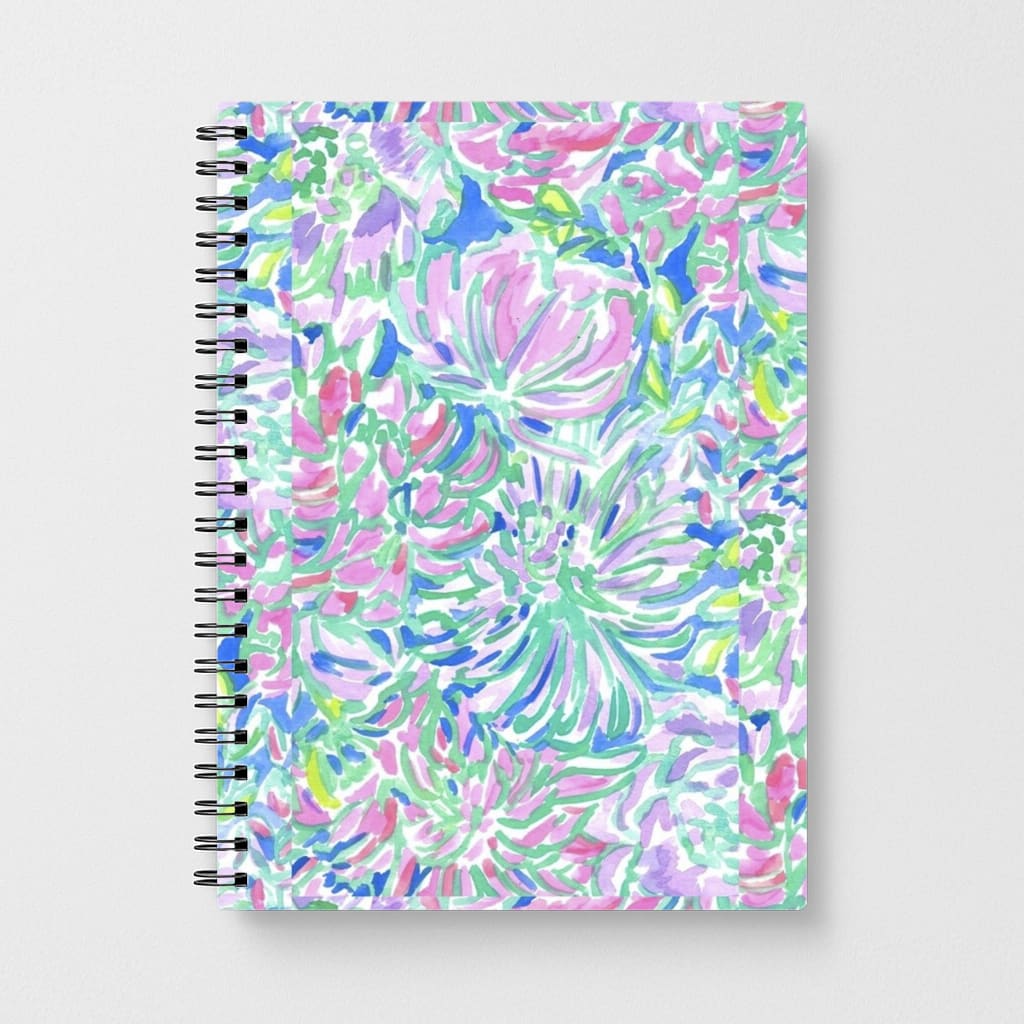Colourful Floral Painting Notebook