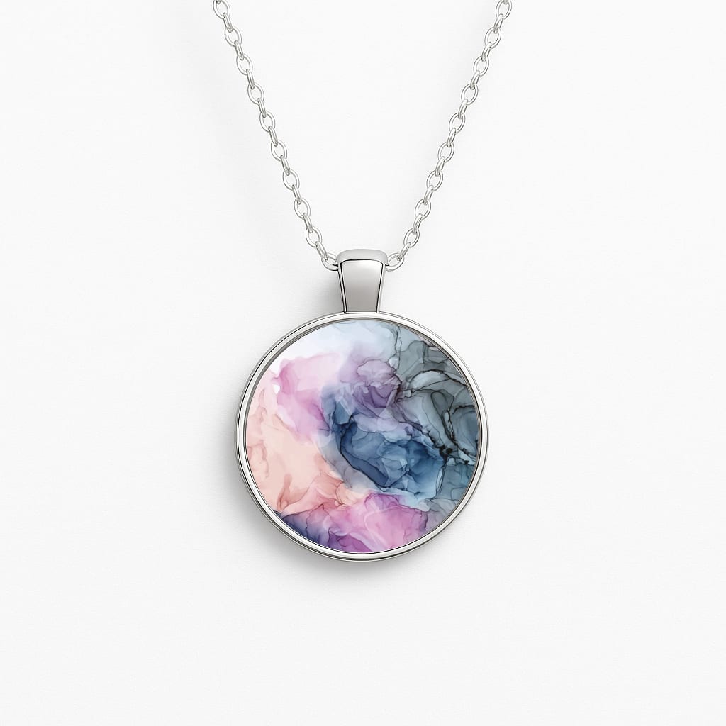 Colourful Eclipse Circle Necklace