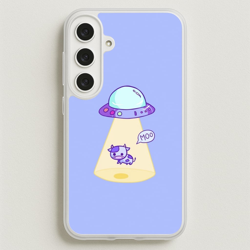 Cow Abduction Phone Case for Galaxy S25FE