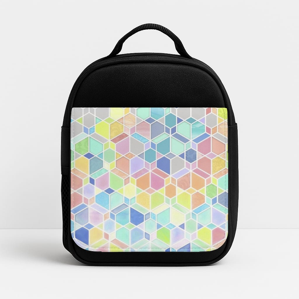 Bright Hexagon Pattern Lunchbox