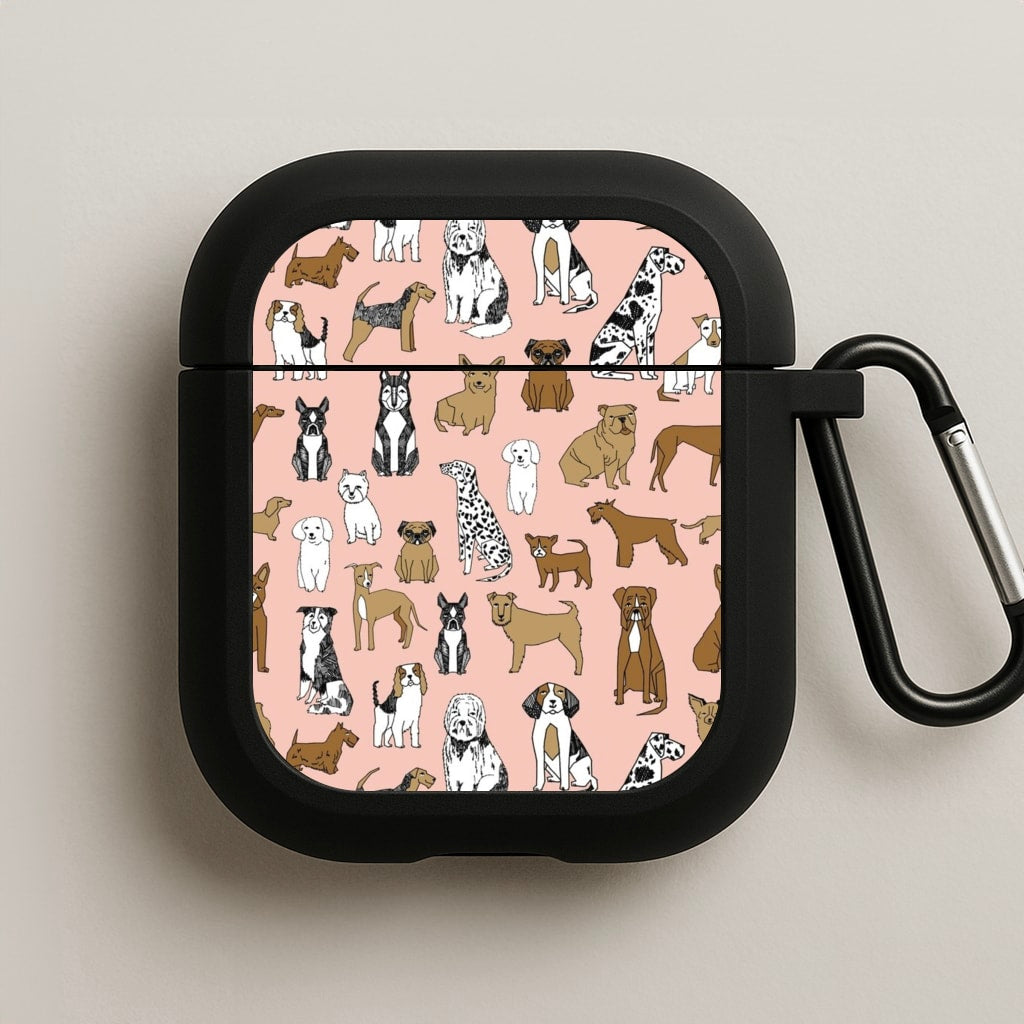 Dog Breeds - Animal Pattern AirPods Case