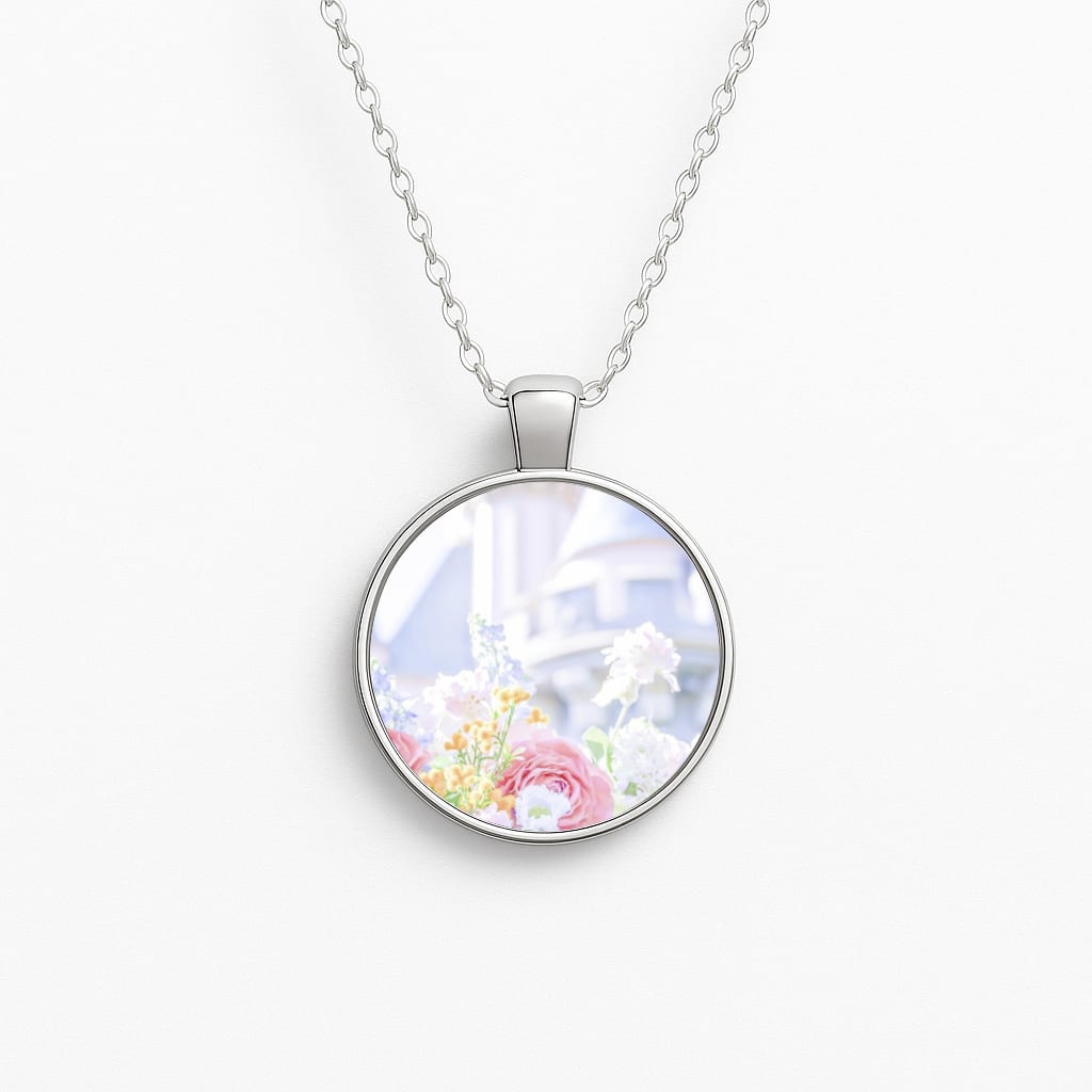 Springtime Disney Circle Necklace