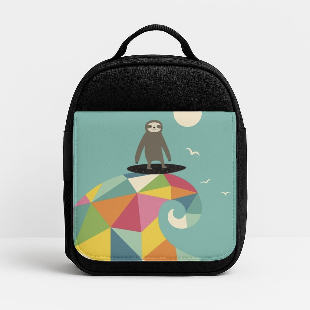 Surfing Sloth Insulated Lunchbox