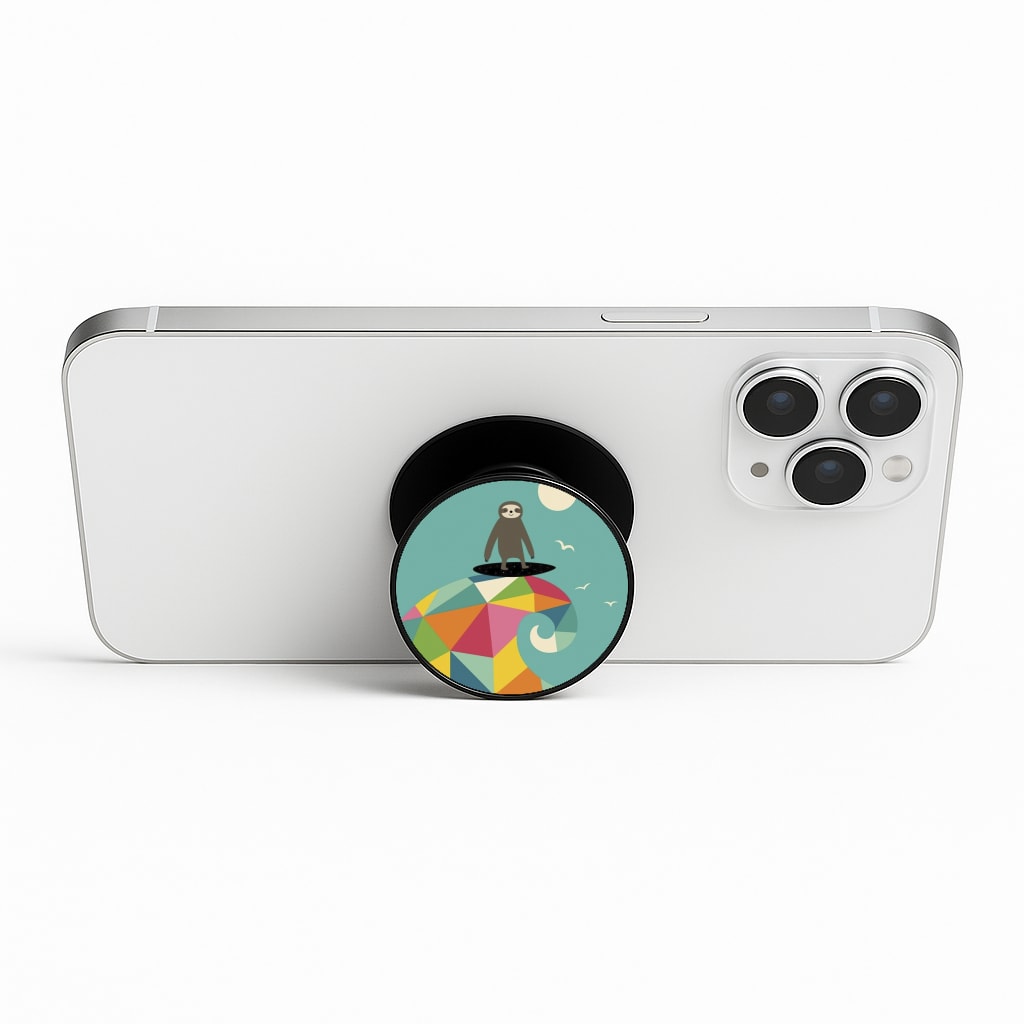 Surfing Sloth Phone Stand