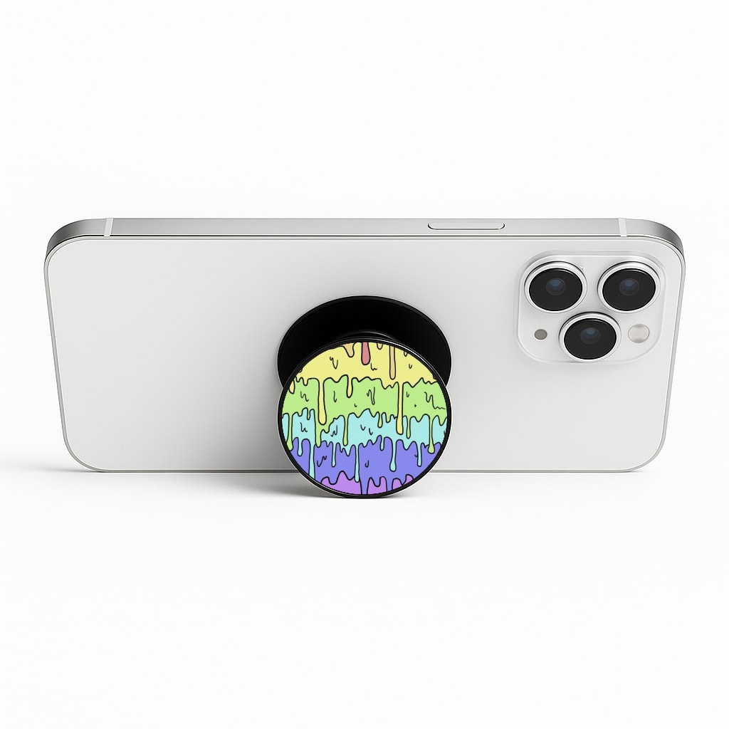 Dripping Rainbow Phone Stand