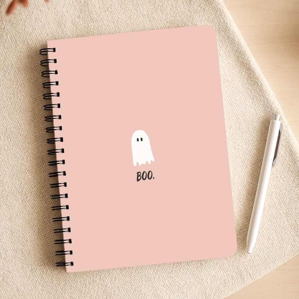 Boo - Ghost Halloween Notepad