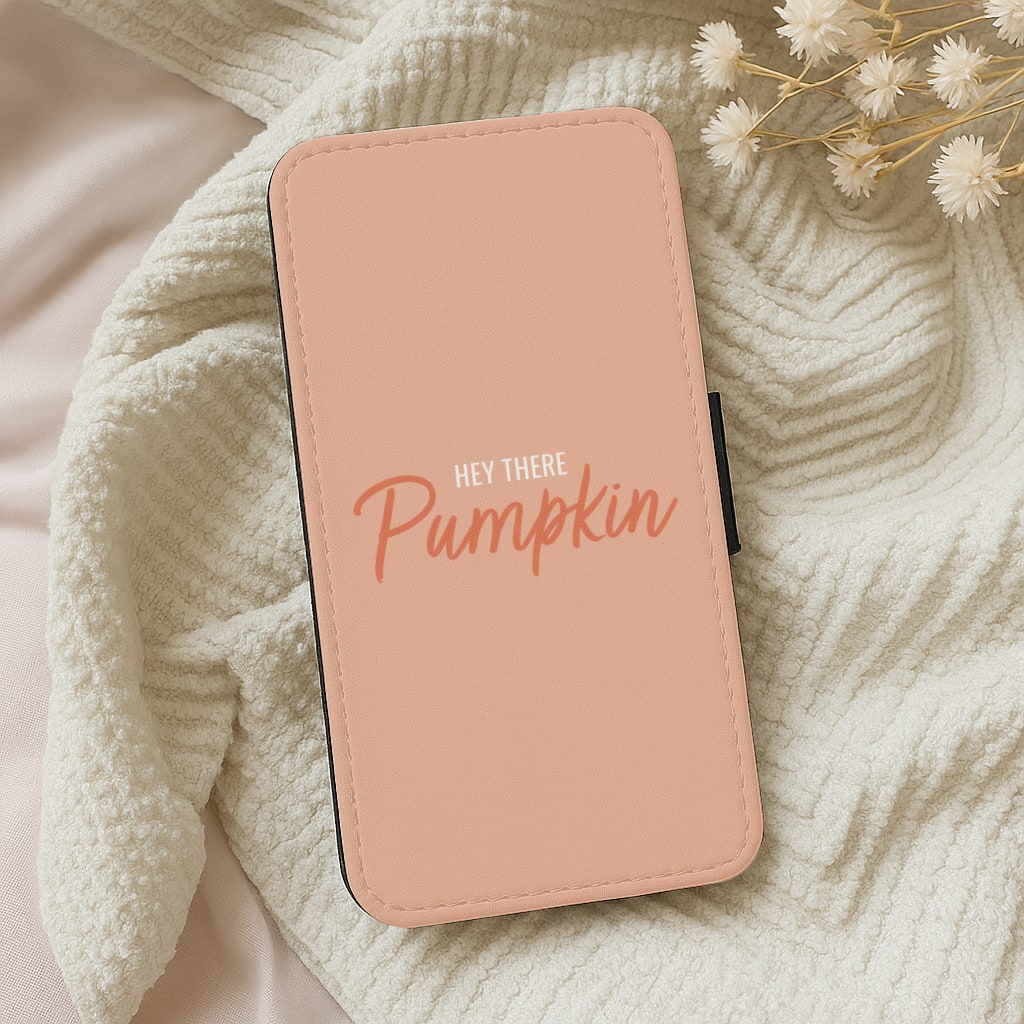 Hey There Pumpkin - Halloween Wallet Phone Case