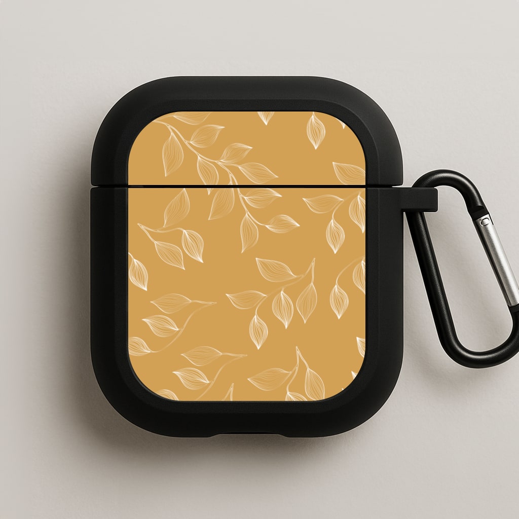 Autumn Leaf Pattern AirPods Case
