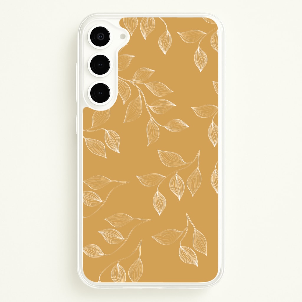 Autumn Leaf Pattern - Patterns Phone Case for Galaxy S23 Plus