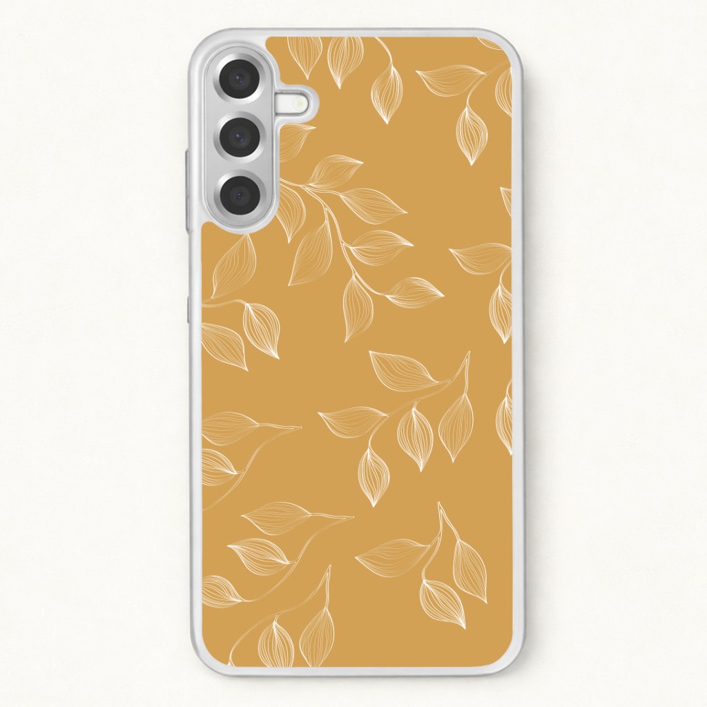Autumn Leaf Pattern Phone Case for Galaxy A17