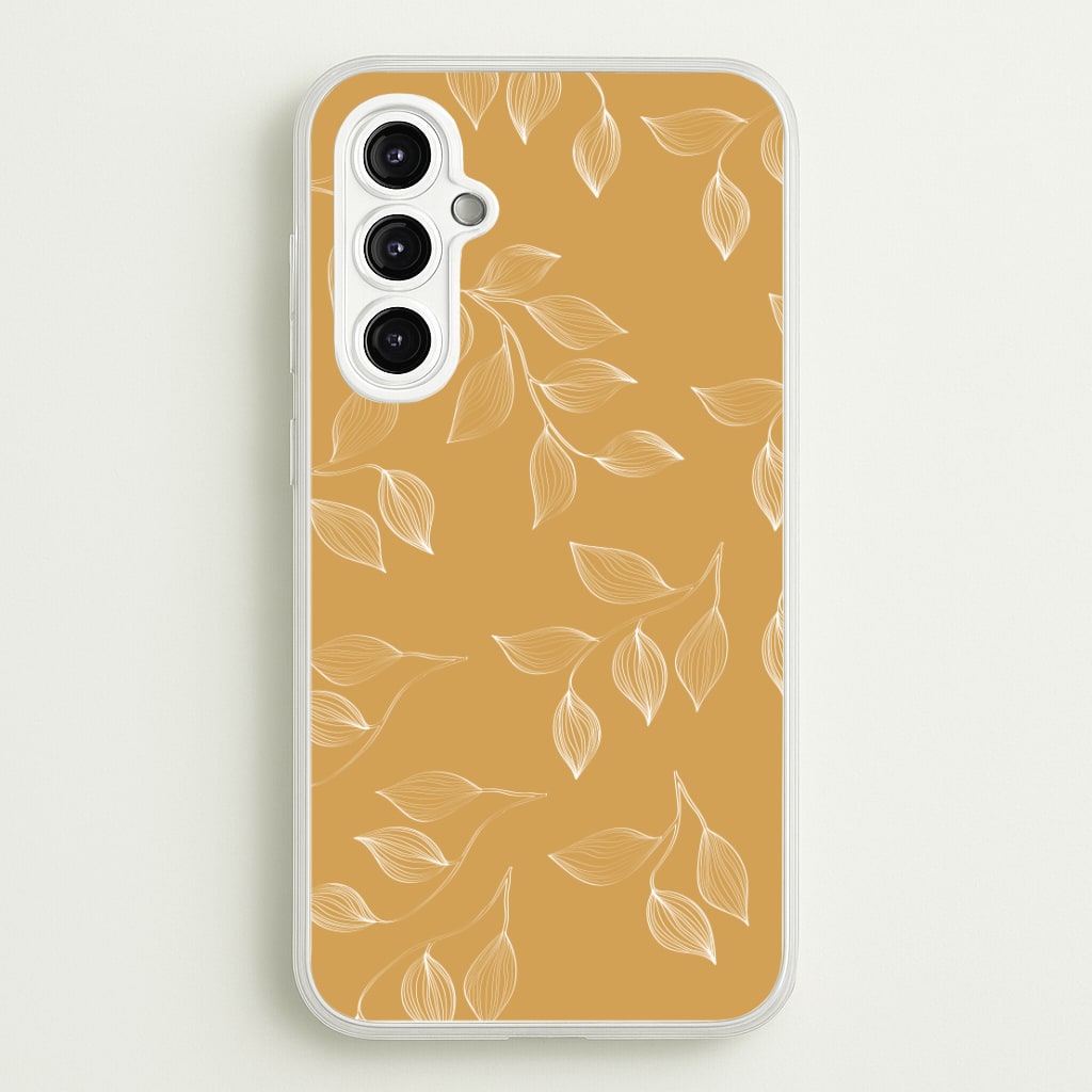 Autumn Leaf Pattern - Patterns Phone Case for Galaxy A14