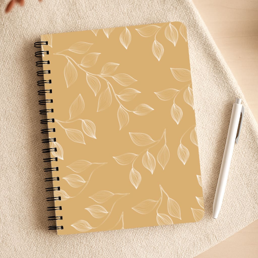 Autumn Leaf Pattern Notepad